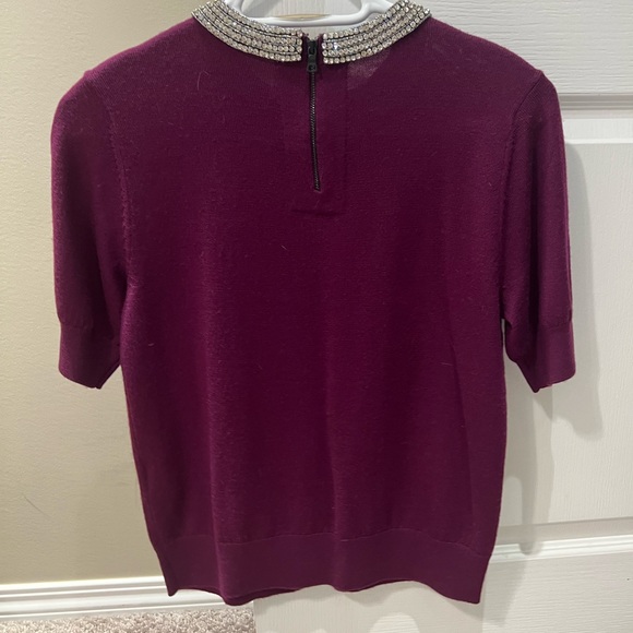 Alice and Olivia Rhinestone Embellished Neck. Size S,1 time use Fashion Show. - Picture 6 of 7